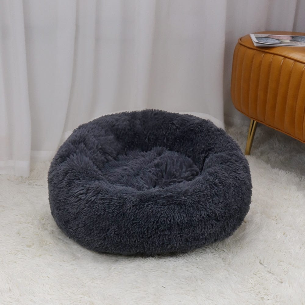 Dizzy Pet Supply Dark Gray / 19.7" (50cm) Plush Pet Bed