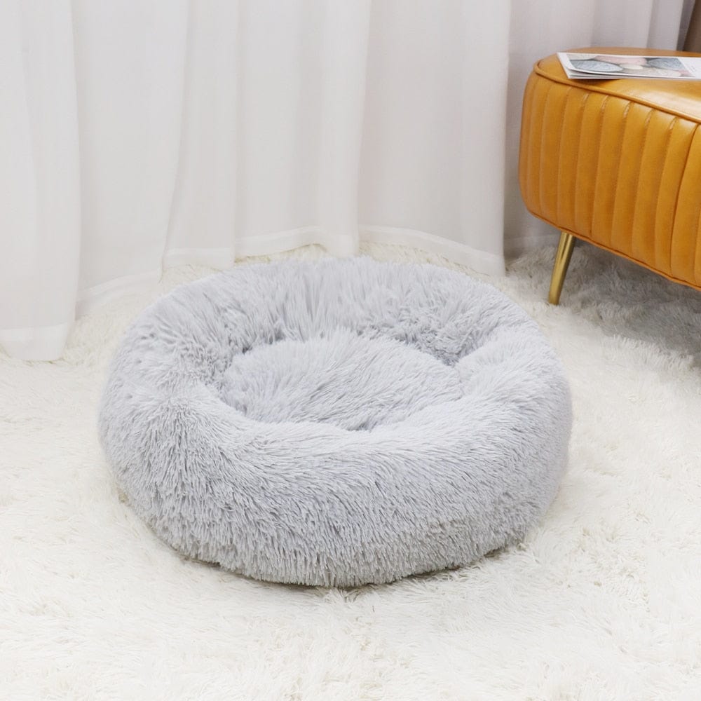 Dizzy Pet Supply Gray / 19.7" (50cm) Plush Pet Bed