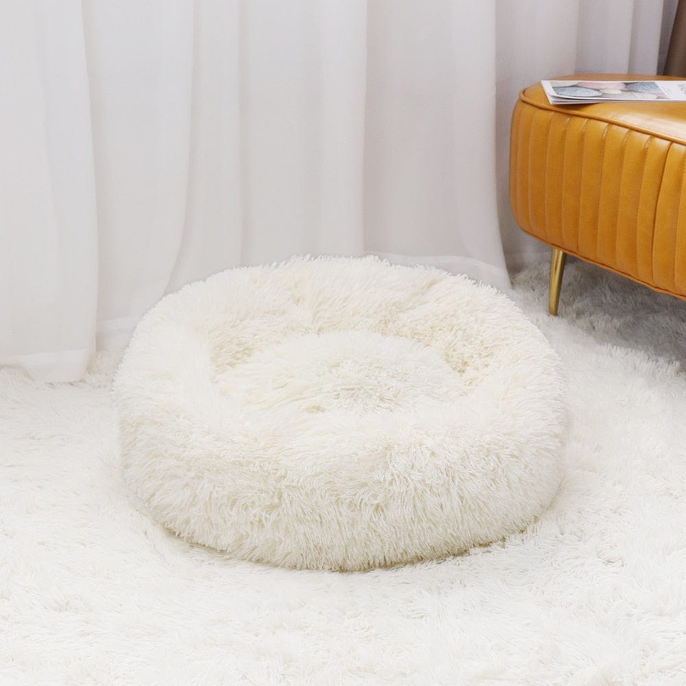 Dizzy Pet Supply White / 19.7" (50cm) Plush Pet Bed