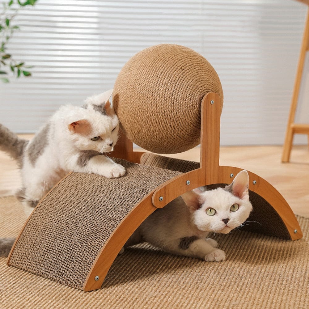 Dizzy Pet Supply Wooden Cat Scratcher